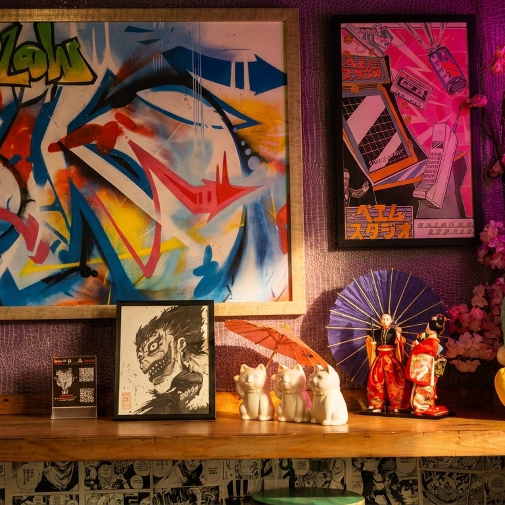 Anime, Neon, and a Hidden Door